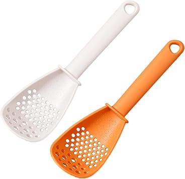 Cooking Mixing Spoons - Heat Resistant Slotted Spoons, Kitchen Utensils | Kitchen Utensils Multifunctional Egg Separator, Non-Stick Cooking Tool Products for Stirring Baking and Prepping Hot Food