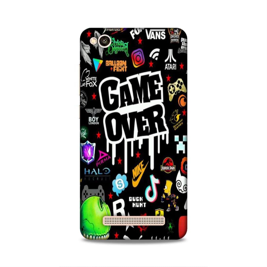ND ENTERPRISE| 3D Designer Back Case Cover for REDMI 4A | Game Over Wallpaper |