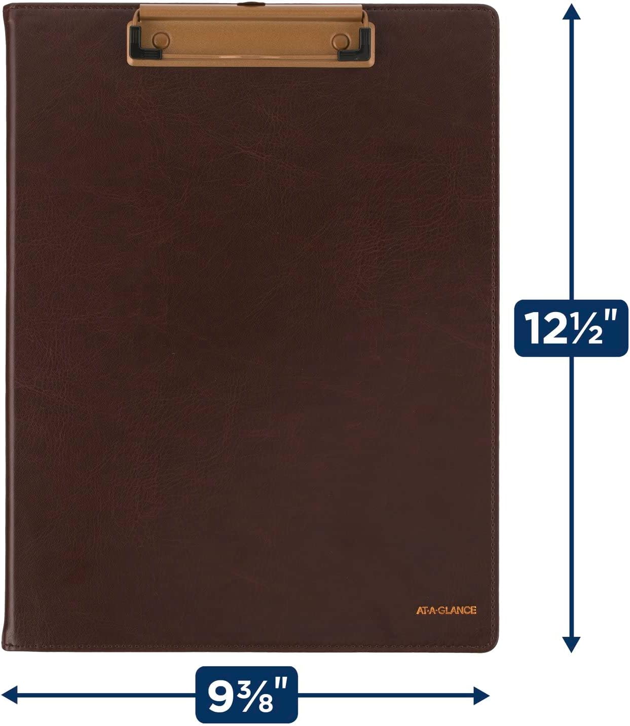 AT-A-GLANCE Clipboard with 2024 Monthly Planner, 8" x 11", Large, Signature Collection, Brown (YP6000924)