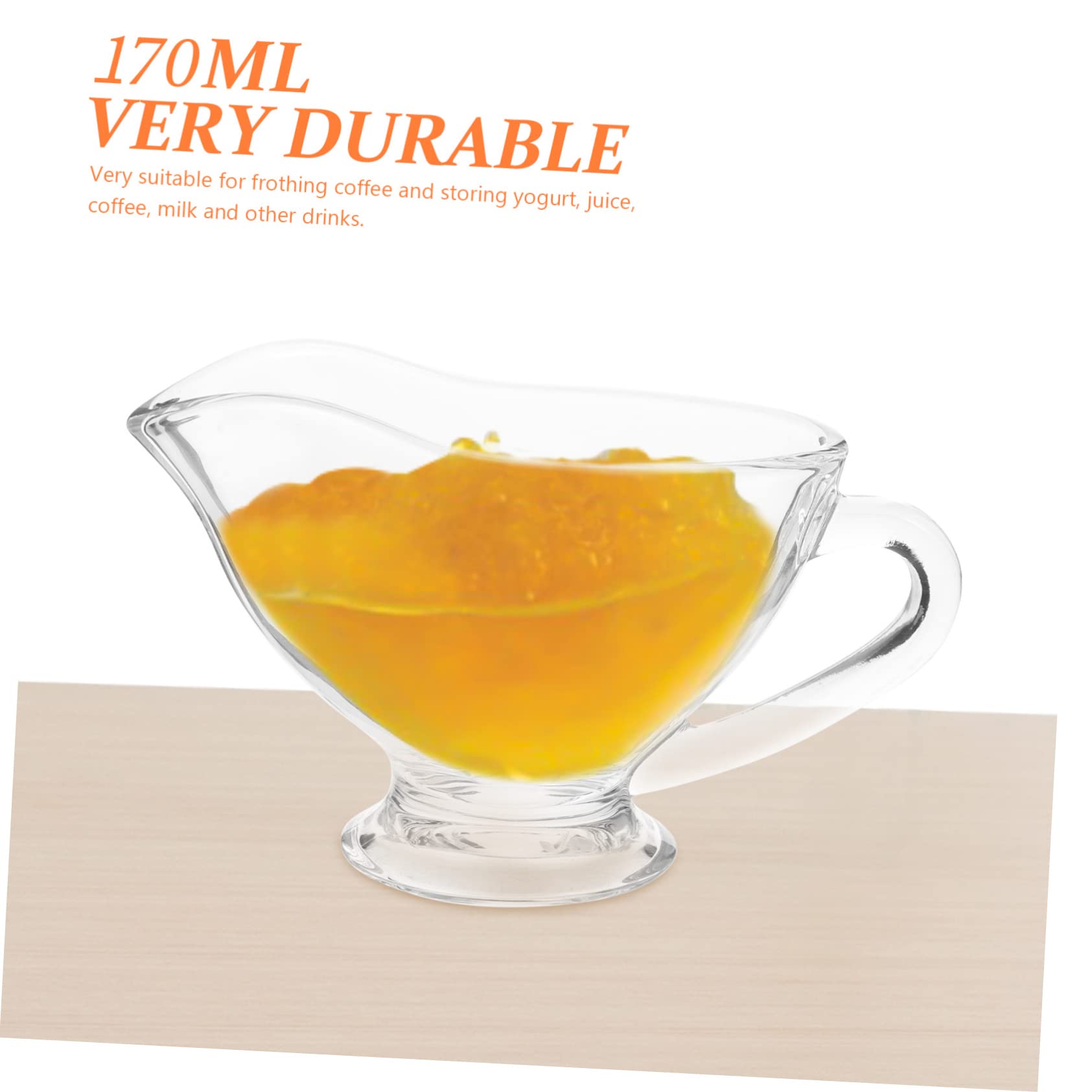 NAMOARLY Sauce Boat Sauce Pitchers Condiment Boats Soy Sauce Bowls Salad Dressing Dispenser Gravy Container Gravy Serving Boat Gravy Cup Loaf Tins for Baking Condiment Container Glass