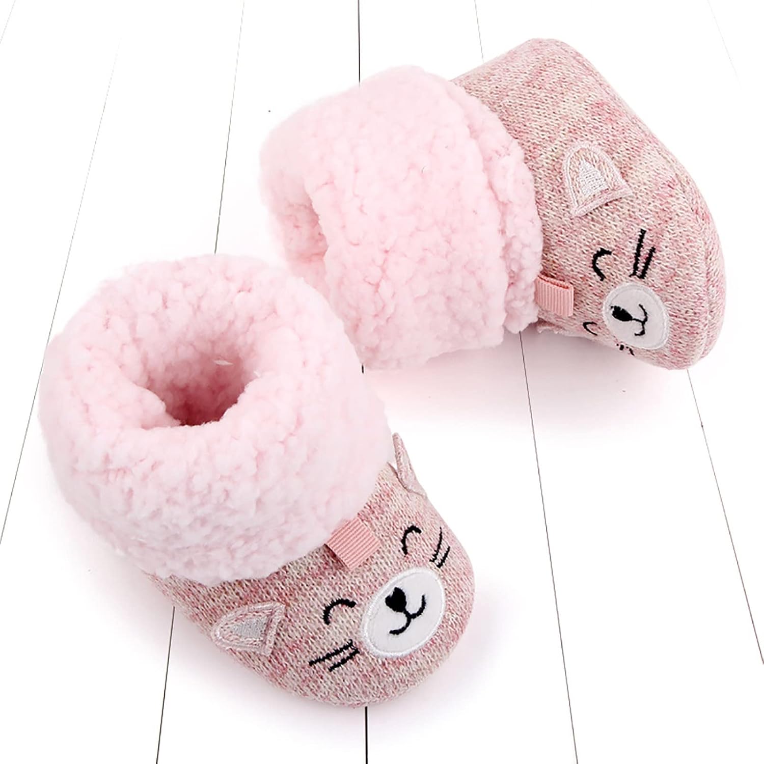Canvas Shoes for Boys Boots Warm Infant Plush Bandage Baby Winter Shoes Girls Baby Shoes Little Girls Sneakers Size 10