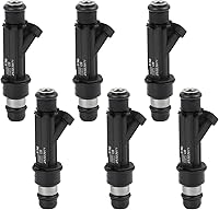 Vista 17 de 4 piezas Inyector de combustible Compatible con Kia Spectra Spectra5 Soul Hyundai Elantra 2008 2009 2010 2011 2012, Inyector de combustible de 12