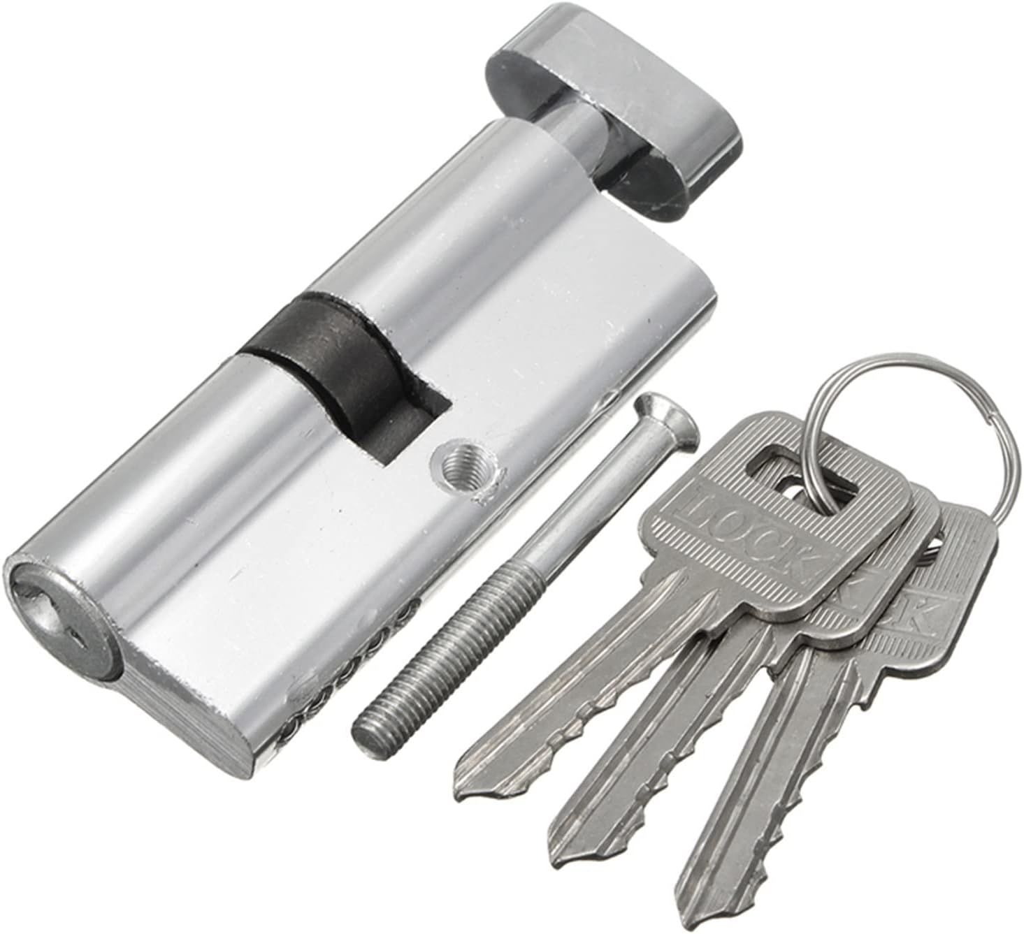 Chain Lock Theft-Proof Bedroom Entrance Indoor Door Lock Security Copper Lock core with Key Extended Lock core