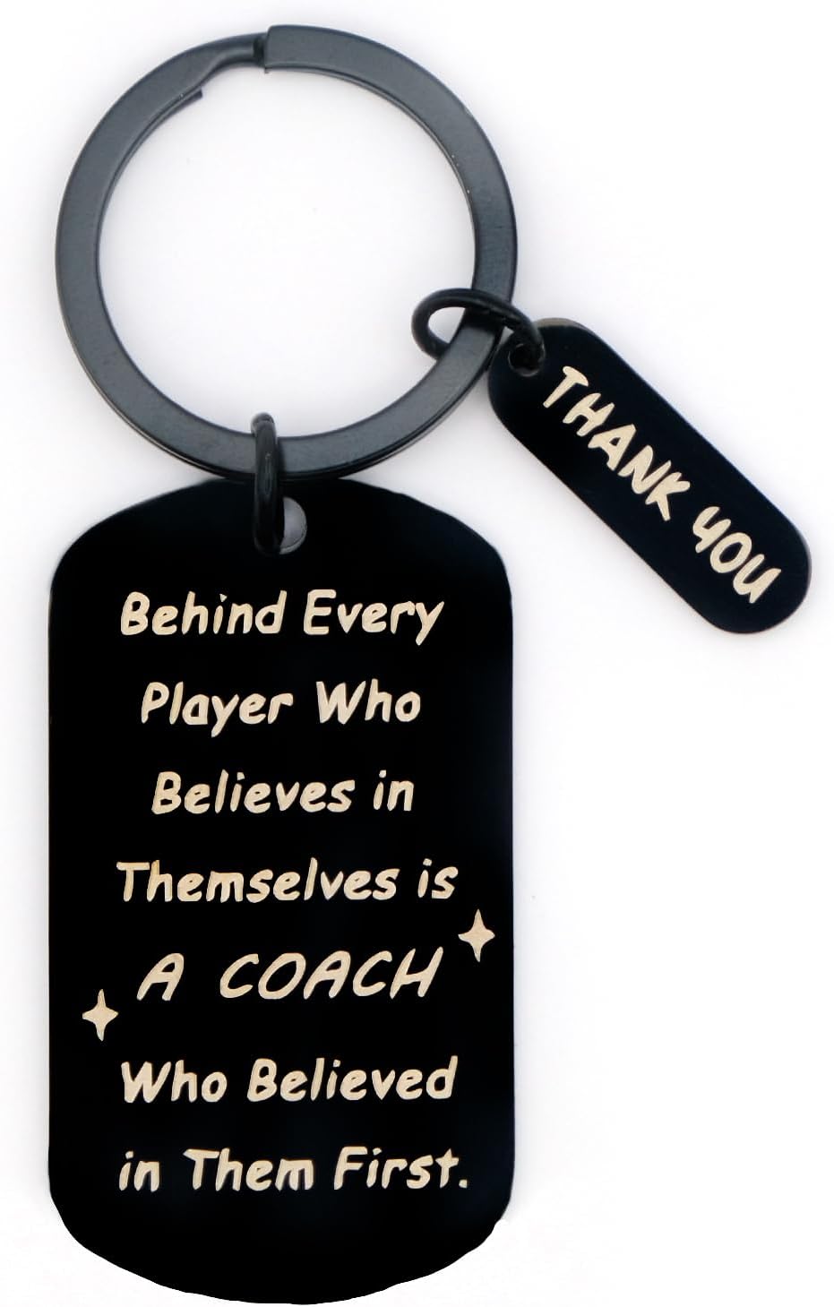 Coach Thank You Gifts Keychain for Men Women Basketball