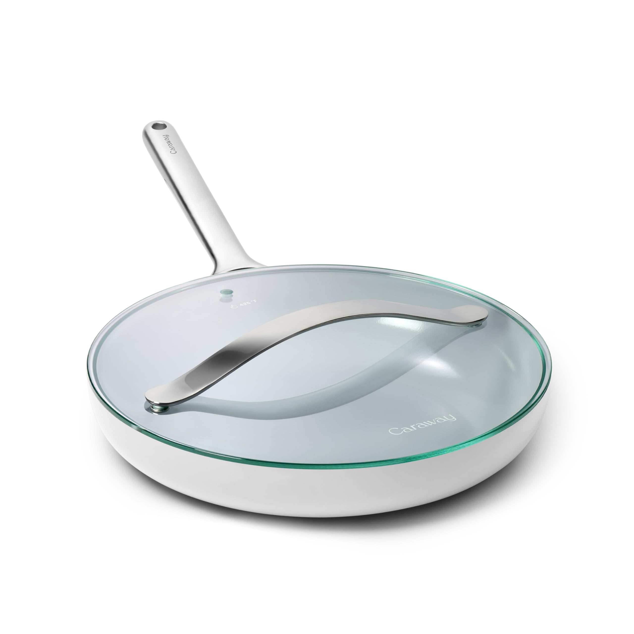 Caraway 12" Non-Stick Ceramic Frying Pan with Glass Lid