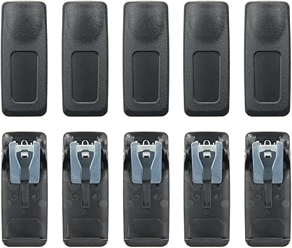 10X Belt Clip for XPR7350e XPR7380e XPR7550e DGP6150 DGP4150e XPR7580e DGP4150+ MTR2000 PMNN4409AR PMNN4407 PMNN4065 PMNN4066 Battery Belt Clip