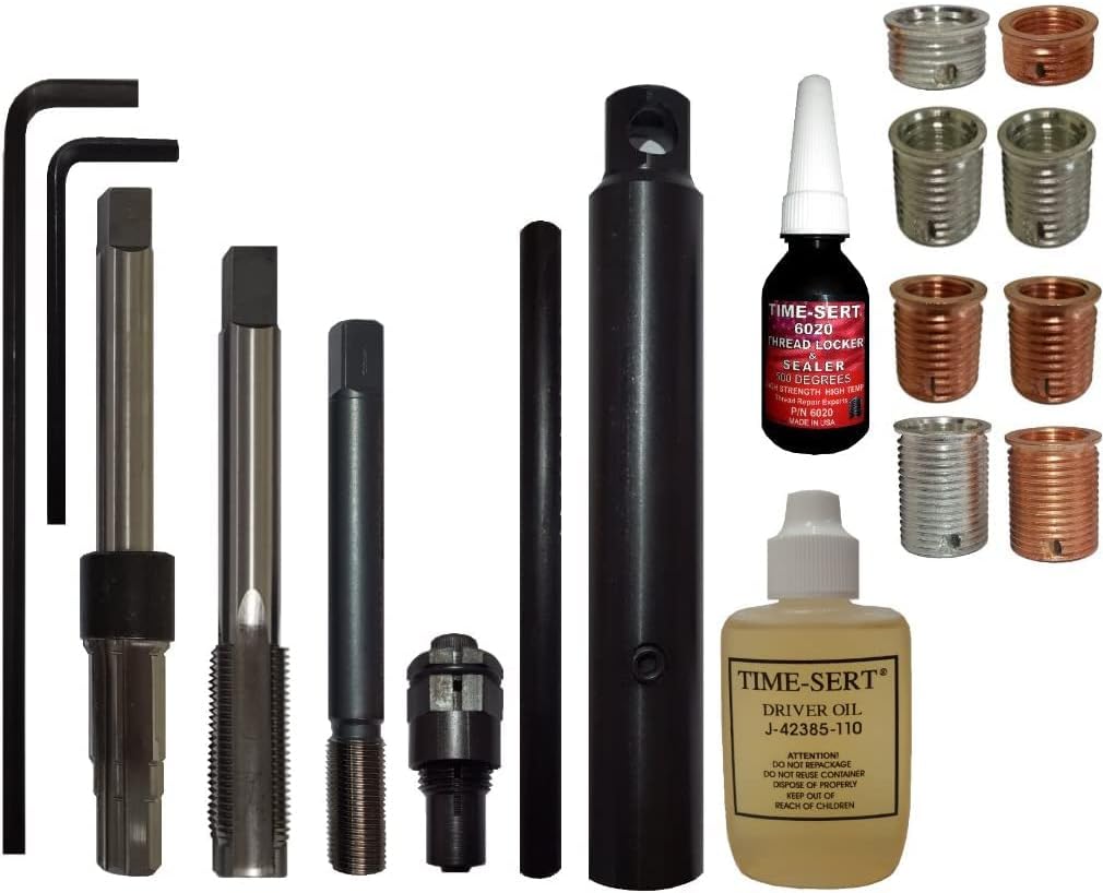 Big-SERT M14x1.25 Spark Plug KIT Extended with Assorted Inserts P/n 5141E-469