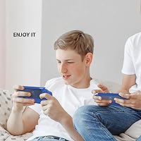 Vista 6 de FIWWAT Protective Case for Nintendo Switch Lite, with Detachable TPU+Built-in PC Screen Protector & 2 x Thumb Grip Caps