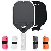 Pickleball Paddle Carbon Fiber USAPA Approved, 16MM T700 Thermoformed Pickleball Paddle with Polypropylene Honeycomb Core, Foam Injected Edges Designed for Ultimate Spin & ConsistencyWhite