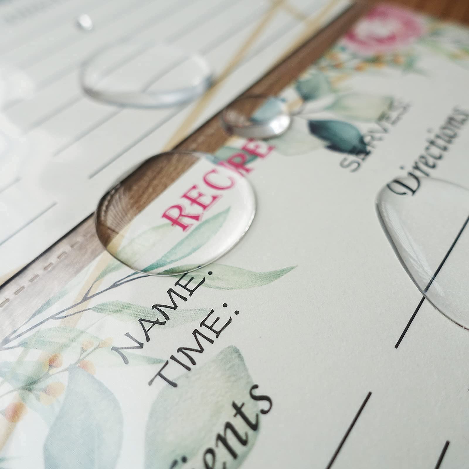 Amazon.com: Recipe Card Page Protectors, Mini Recipe Card Sleeves for 8.5 x  9.5 3-Ring Binder, 2 Pockets Per Page, Recipe Binder Refill Pages (50 PCS,  4x6 Inch Pockets) : Home & Kitchen