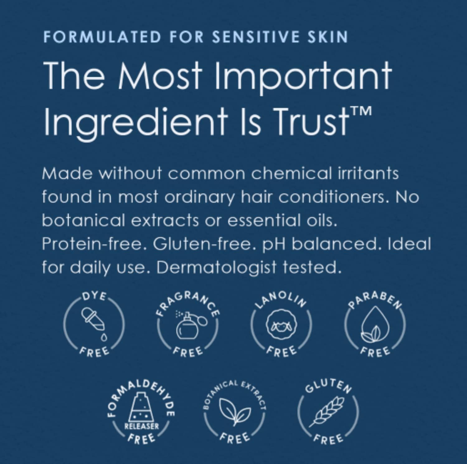 Vanicream Hair Shampoo (12 Oz), Conditioner (12 Oz) & Hair Styling Gel (7 Oz)