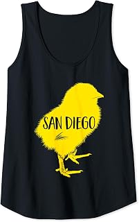Womens City Girls Women San Diego Chick Funny Tank Top