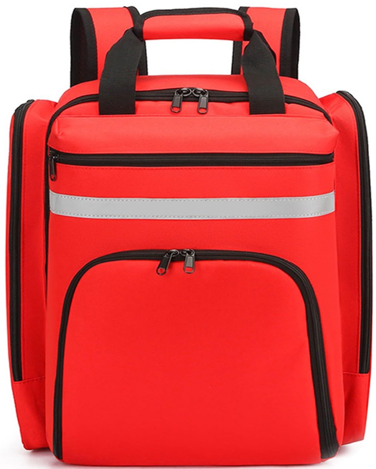 REHOOF Mochila Médica De Emergencia Casa, Bolsa De Trauma De Primeros Auxilios con Reflectante, Impermeable Y De Gran Capacidad, Bolsa Vacía De Primeros Auxilios para Senderismo Viajes Excursiones B
