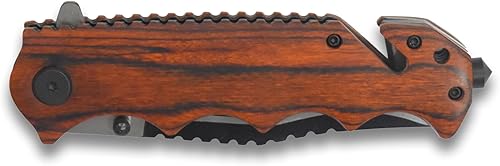 Vista 21 de Tac Force TF-809 Series Primavera Assist – Cuchillo plegable, hoja de Two-Tone, 4.5-inch cerrado Negro