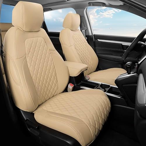 Miniatura 1 de GIANT PANDA Juego completo de fundas de asiento de automóvil, ajuste personalizado para Honda CRV 2017, 2018, 2019, 2020, 2021, 2022, piel sintética
