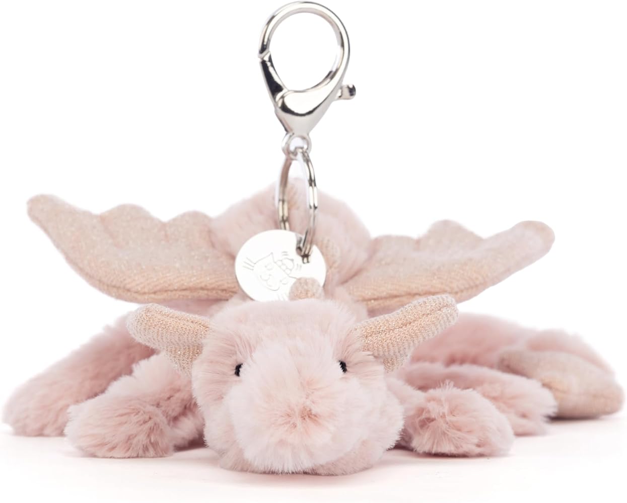 新品　ジェリーキャット　ローズ　ローズドラゴン　桜　キーホルダー　チャーム　龍 Amazon.com: Jellycat Rose Dragon Plush Bag Charm, 4.5 Inches