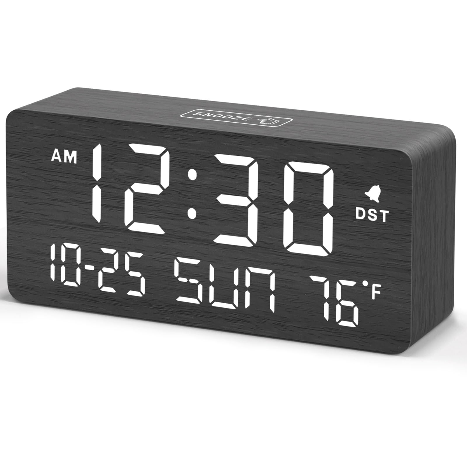 DreamSky Wooden Digital Alarm Clock