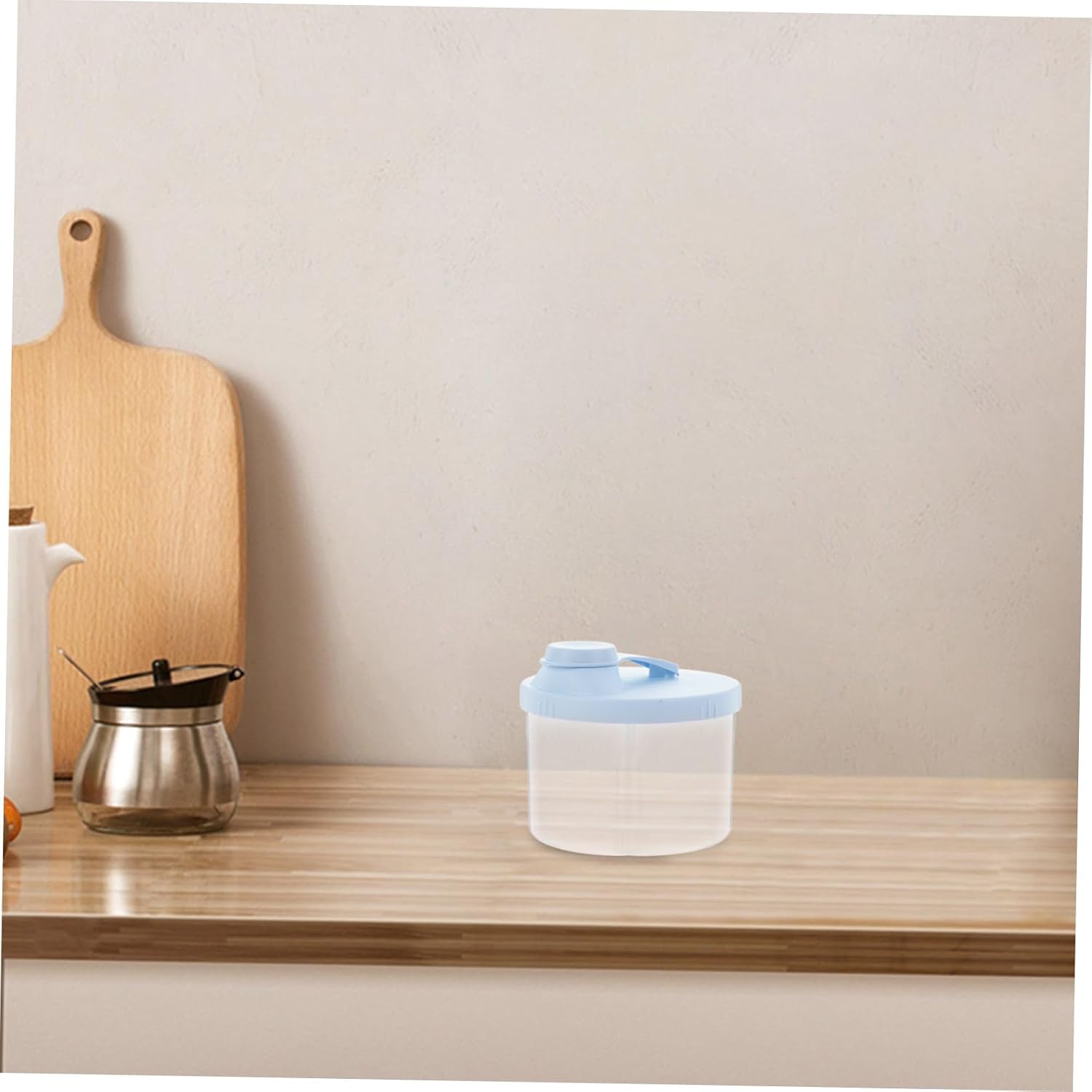 2pcs Rotating Milk Powder Dispenser Box Large Capacity Sealing Food Storage Case for Outdoor Travel Airtight Compartment Milk Formula Holder Convenient and Easy to Clean