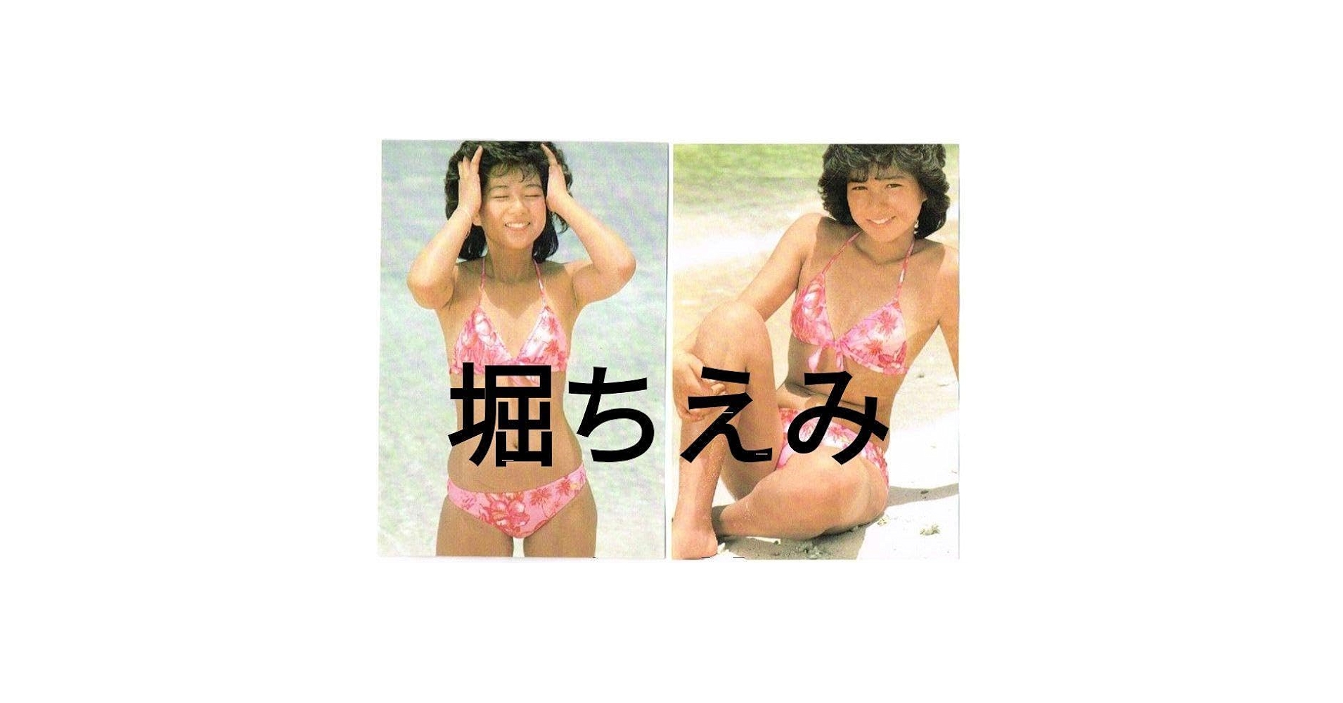 Amazon.co.jp: 切251 堀ちえみ 切り抜き 12P 水着ビキニ 文庫本