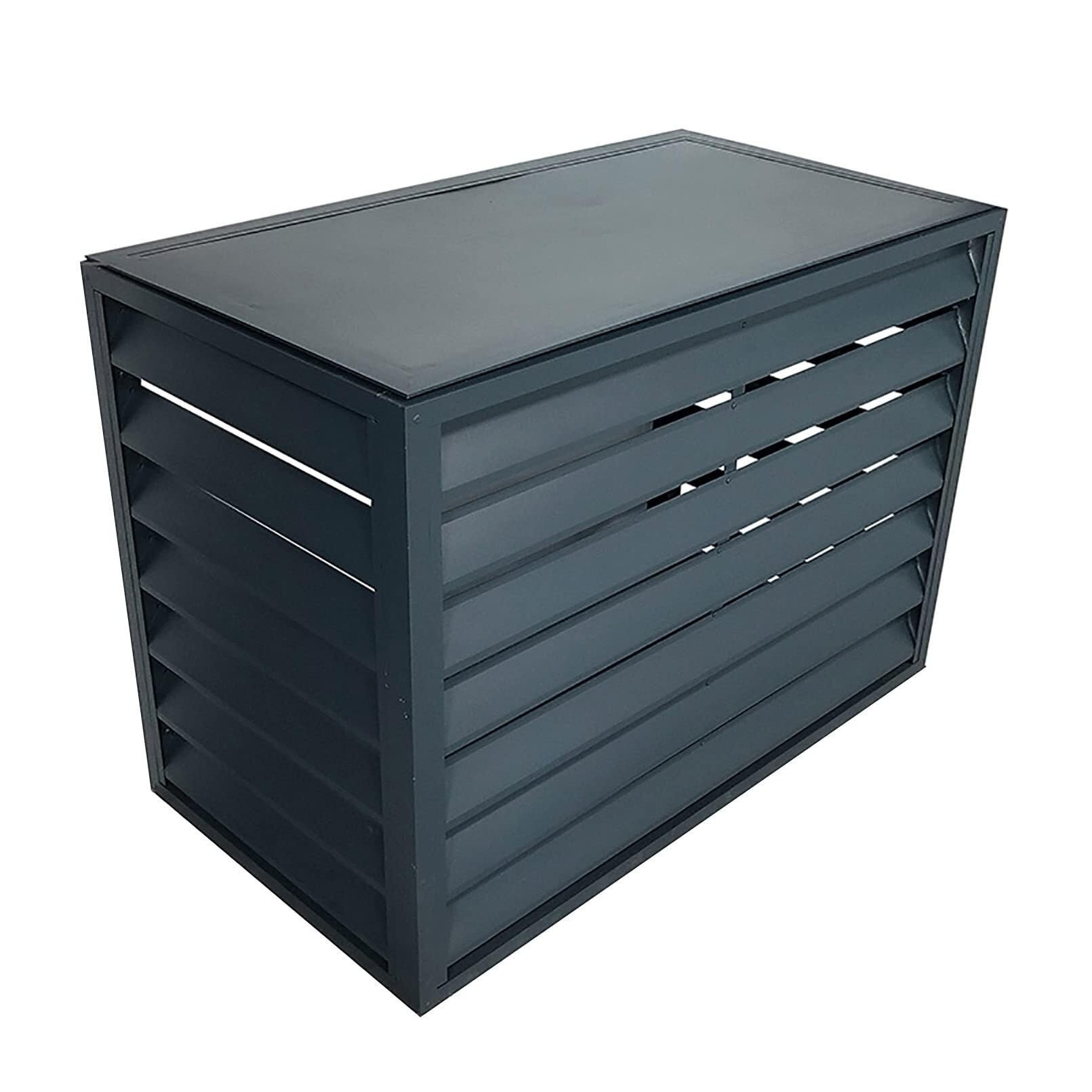 Outdoor Air Conditioner Cover, Air Conditioner Enclosure Screen, All-Weather Central Air Conditioner Protection Cover Aluminum p