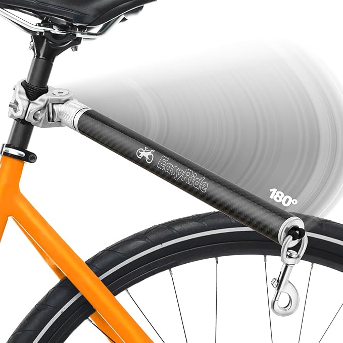 Malabi V2.0180° Rotating Dog Bike Leash with Shock Absorbers and