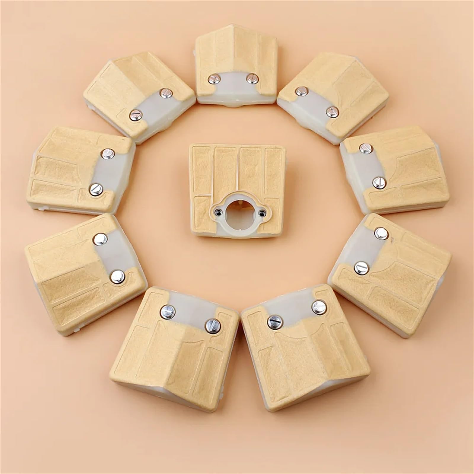 DUNLAP Nettoyeur de Filtre à Air adapté à 61 66 181 266 281 288, pièces de Rechange for tronçonneuse 501807105, 10 pièces/lot