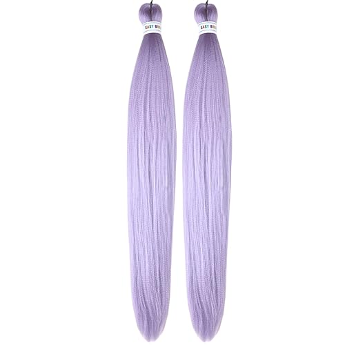 Miniatura 144 de Cabello trenzado para niños preestirado de 16 pulgadas, color negro, Yaki ez, trenzado para niños, trenzas sin nudos