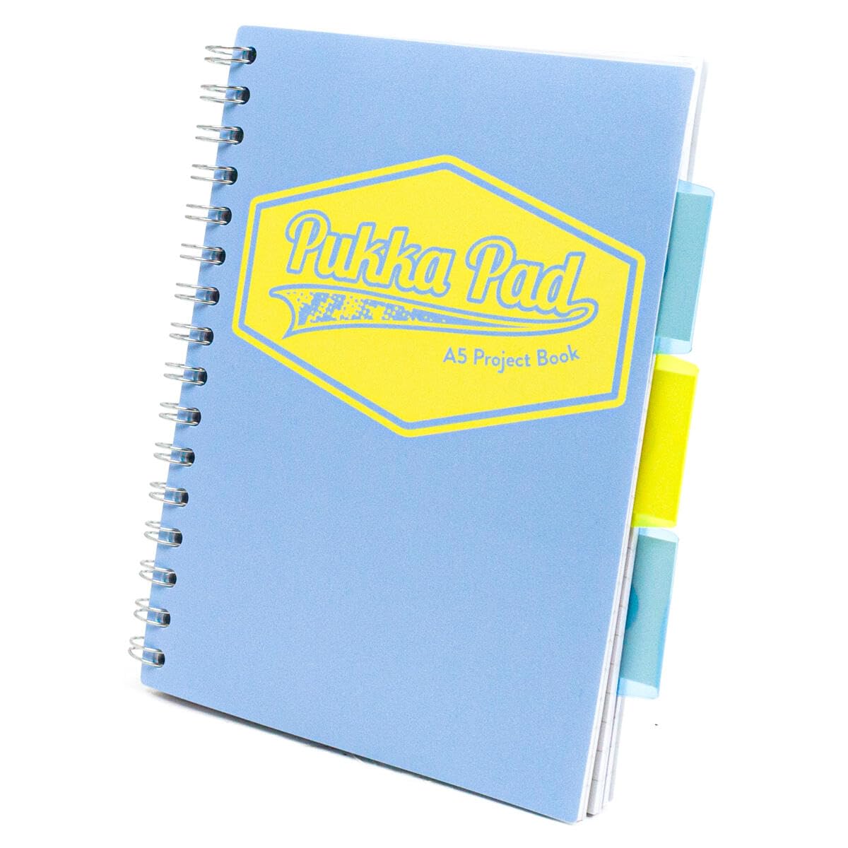 Pukka Blue A5 Project Book Wirebound Pastel Colour