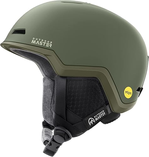 OutdoorMaster Diamond MIPS - Casco de esquí, casco deportivo de nieve y snowboard para hombres, mujeres y jóvenes