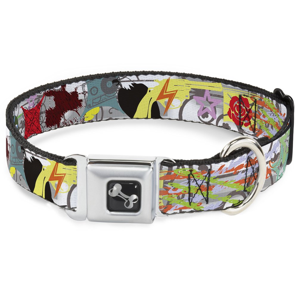 Collier de chien Buckle Down Dc-w31333-wm ceinture de sécurité large Medium
