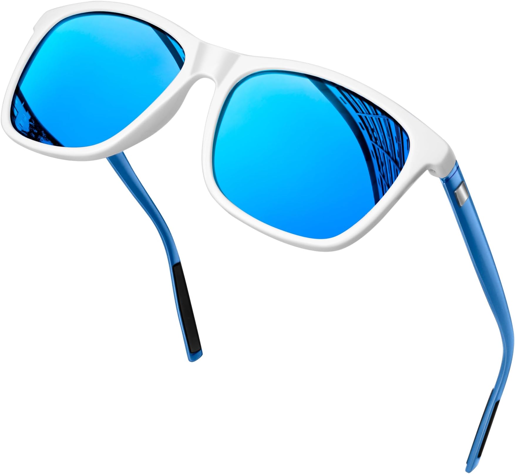 Polarized Sports Sunglasses for Men Women, Classic Square Sun Glasses Driving, Fashion Shades for Womens UV400 Protection Fishing Cycling Outdoor Activities