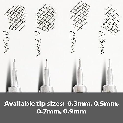Miniatura 2 de Pentel Graphgear 500 - Lápiz mecánico, mina de 0.020 in, grado HB, 1 lápiz Graphgear, plateado, (PG515-A)