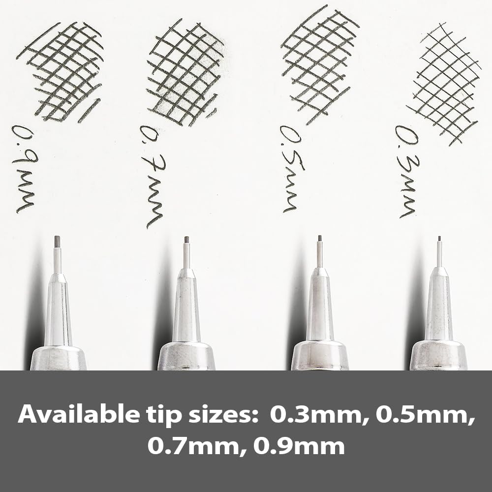 Pentel PG515-A Ołówek, Srebrny, 1 Sztuka