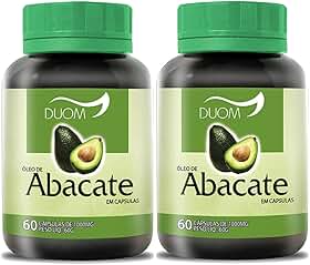 Óleo de Abacate 60cps 1000mg Duom | Kit 2 Frascos