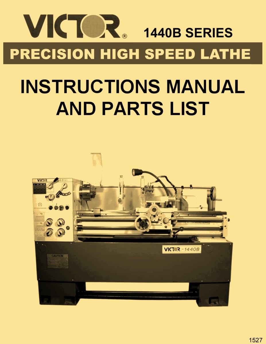 Victor 1440B Metal Lathes 1330 1340 1430 Owners Service Parts Manual      Plastic Comb – September 3, 2024