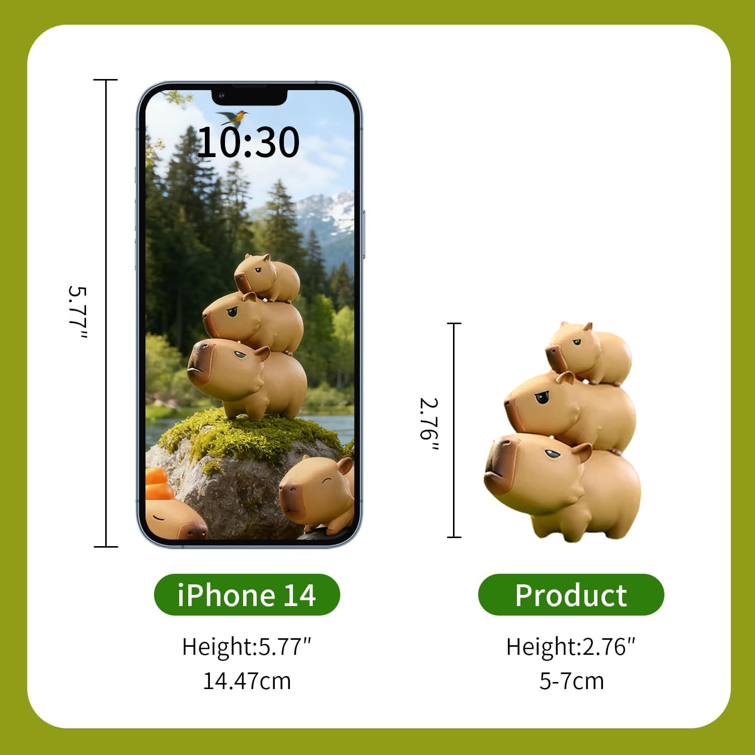 Capybara Blind Box Figures, Random Design Action Figures Collectible Toys Home Decorations for Gifts, Single Box