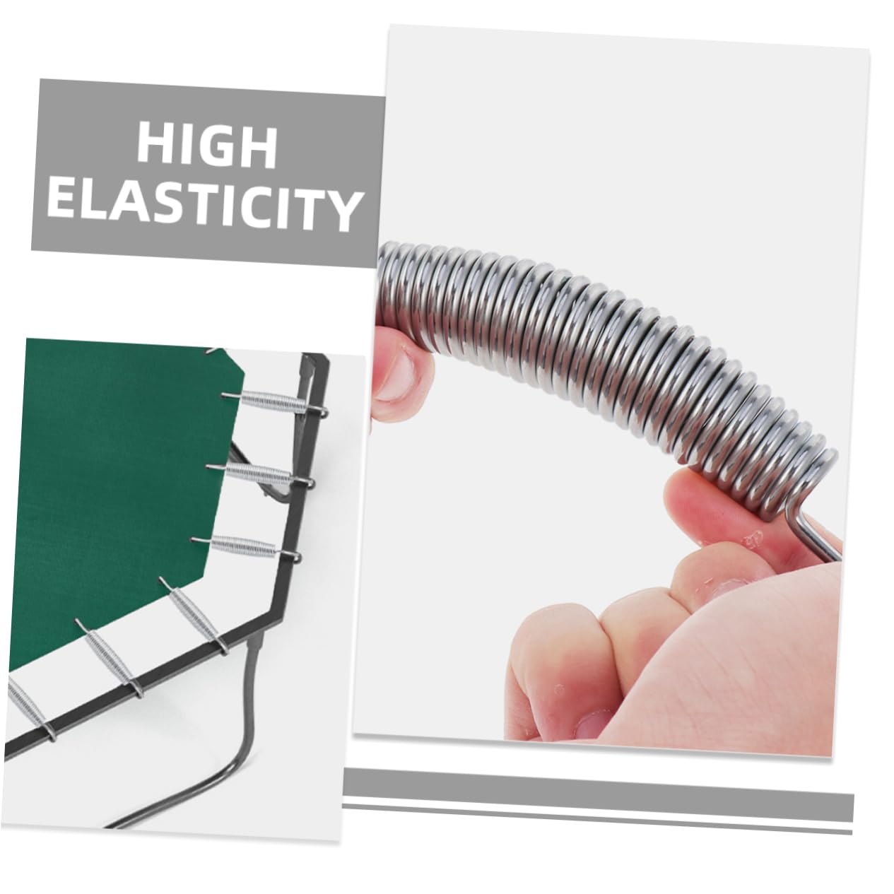 ibasenice 10stücke Ersatzfedern Für Trampoline Sprungfedern Aus Edelstahl Federzubehör Und Teile Für Metalltrampoline Einfach Zu Montieren