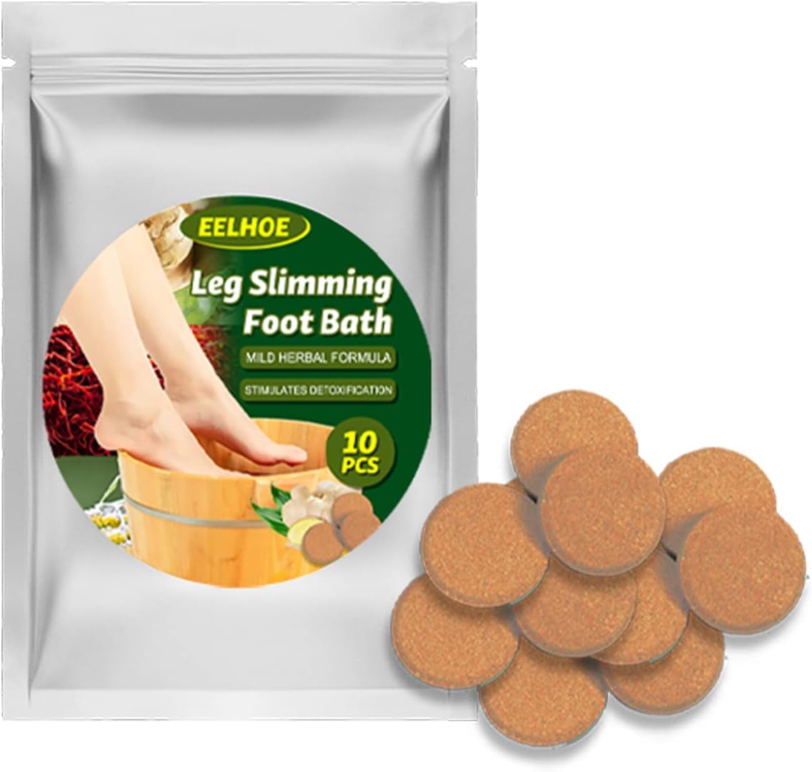 10PCS Ginger Foot Bath Bag, Lymphatic Drainage Ginger Foot, Leg