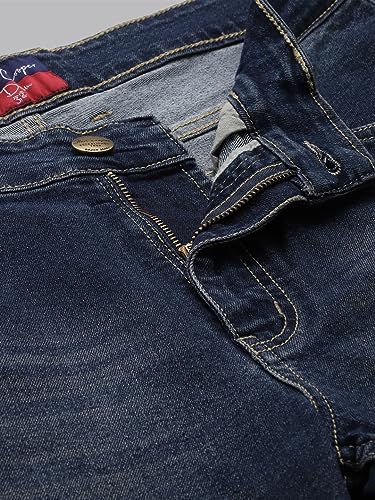 Image of Allen Cooper Relaxed Comfortable Mid Rise Denim Jeans for Men