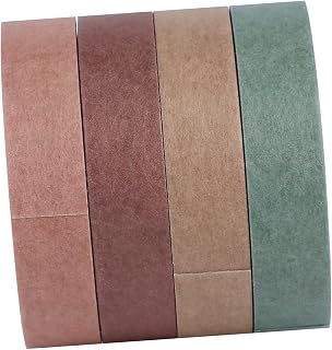 Didiseaon 8 Unidades De Cinta Adhesiva De Papel para Manualidades Cinta Adhesiva Decorativa para Álbumes De Recortes Cinta Washi para Diario Cinta Adhesiva Verde