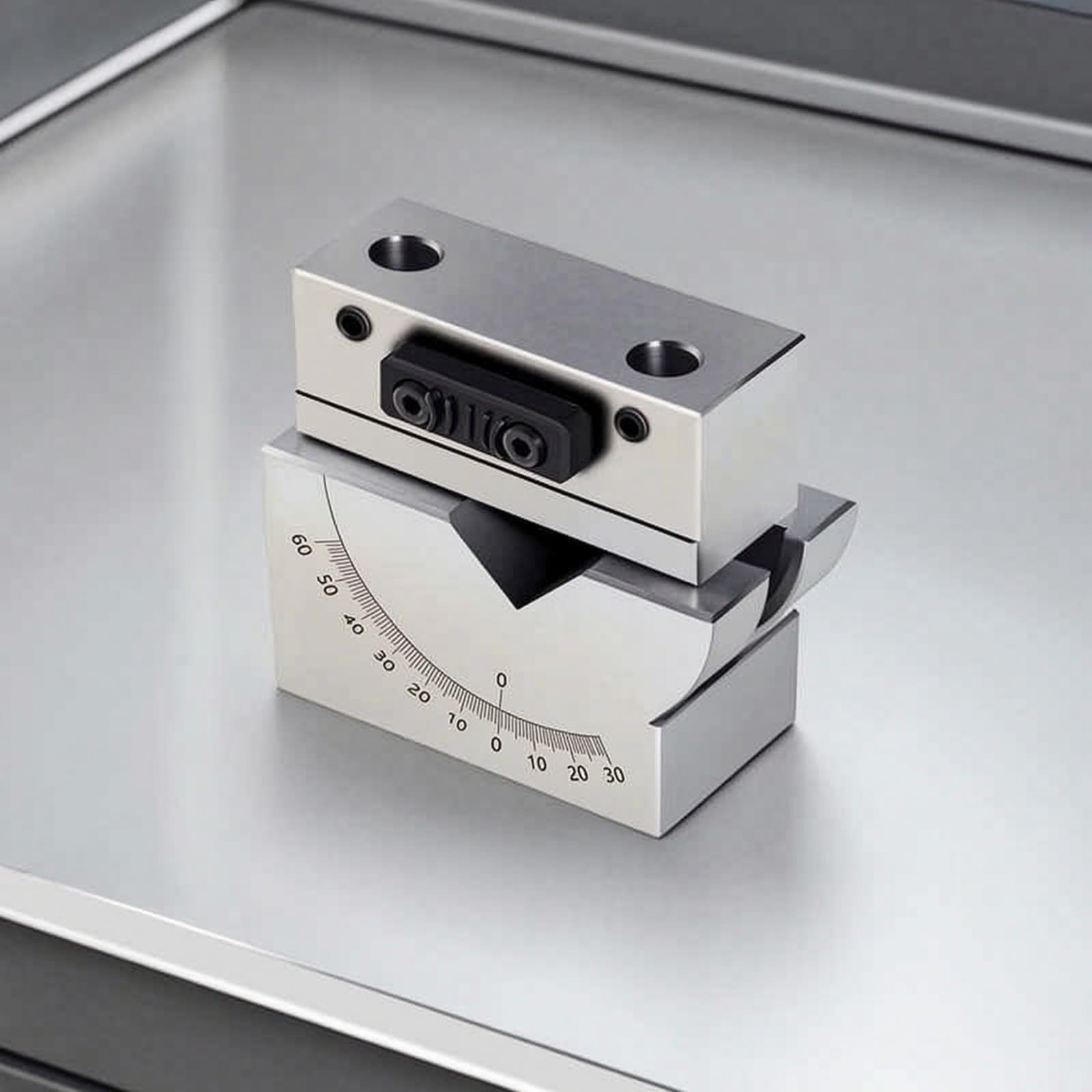 Winkelschleifabrichter Schleifscheiben Abrichter Profilabrichter Abziehgerät mit CR12 Metall 50 Mm Mitte Gravierte Halbkreisskala 0 Bis 60 Grad