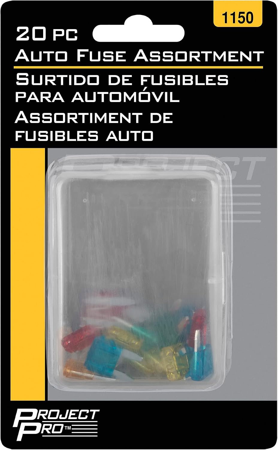 Performance Tool 1150 Assorted Blade Fuse Set with Handy Storage Case - Includes 20 Fuses Ranging from 5A to 30A