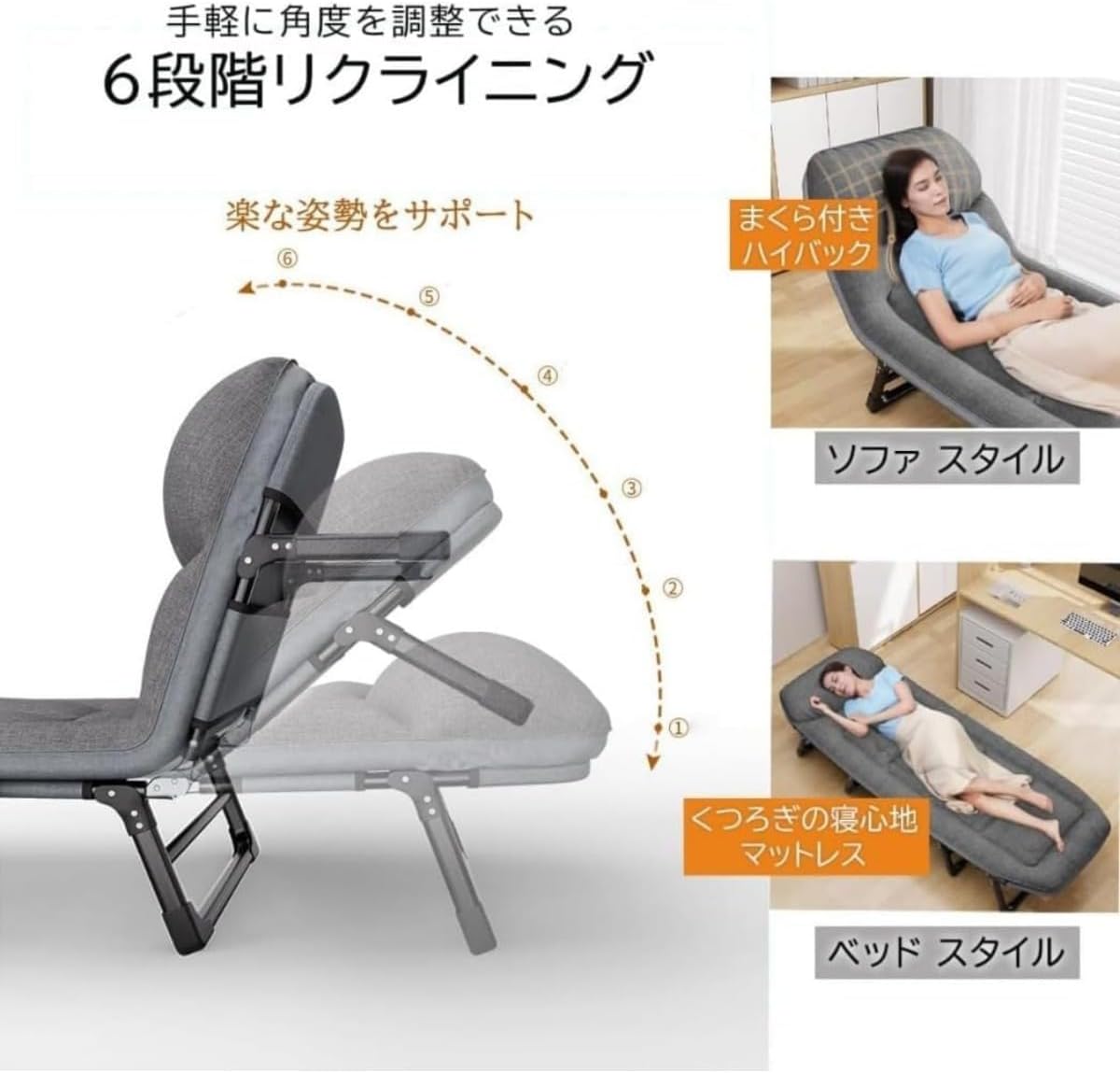 Wyazziv 折りたたみベッド 簡易ベッド 折り畳み スチール 折り畳み式