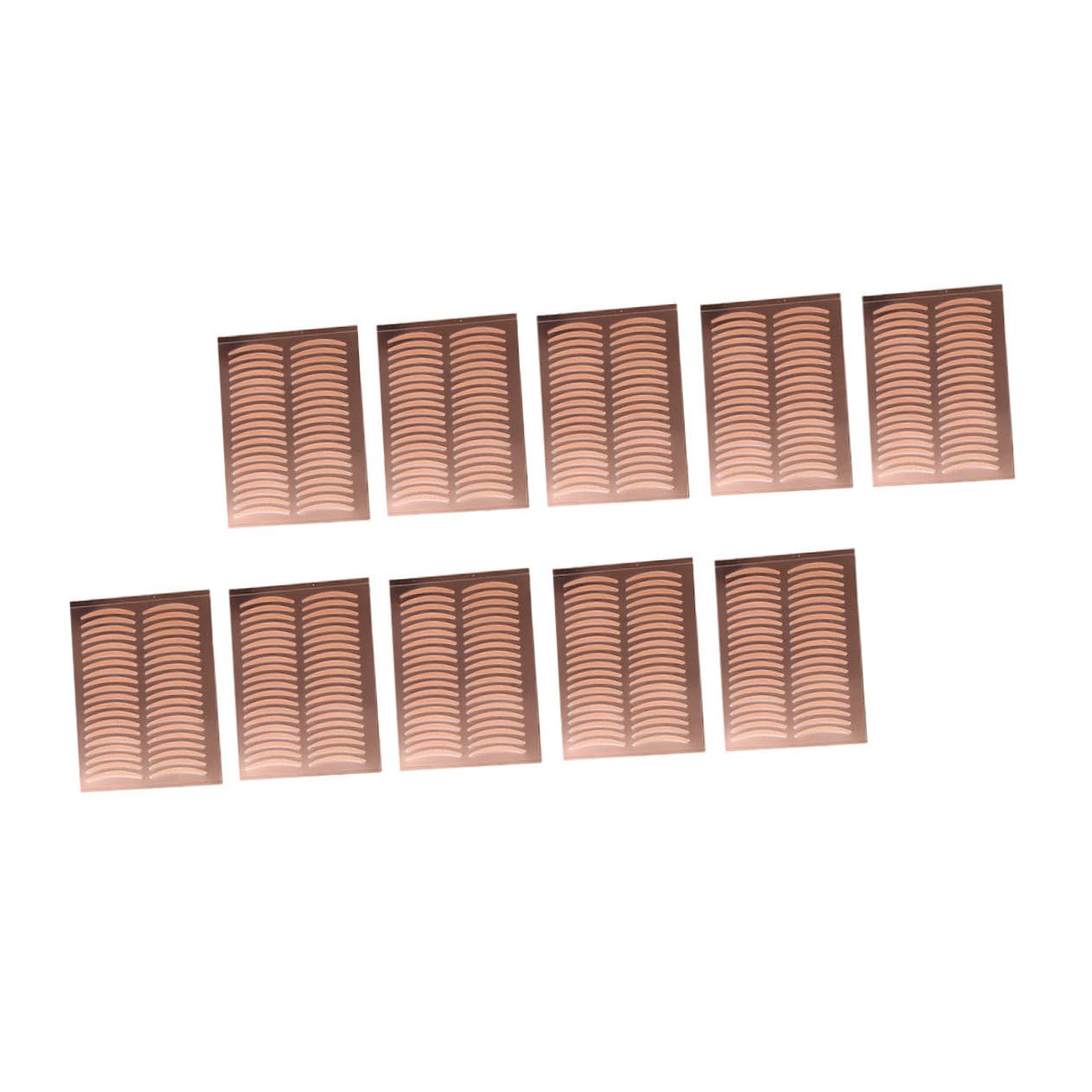 Angoily Practical Double Eyelid Tape 25pcs Rose Gold Mesh Eyelid Shaping Strips No Glare Makeup Essential