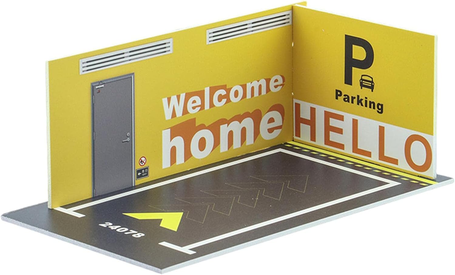 Simulation 1/32 Parking Lot Mini Car Garage for Car Model Display 24078