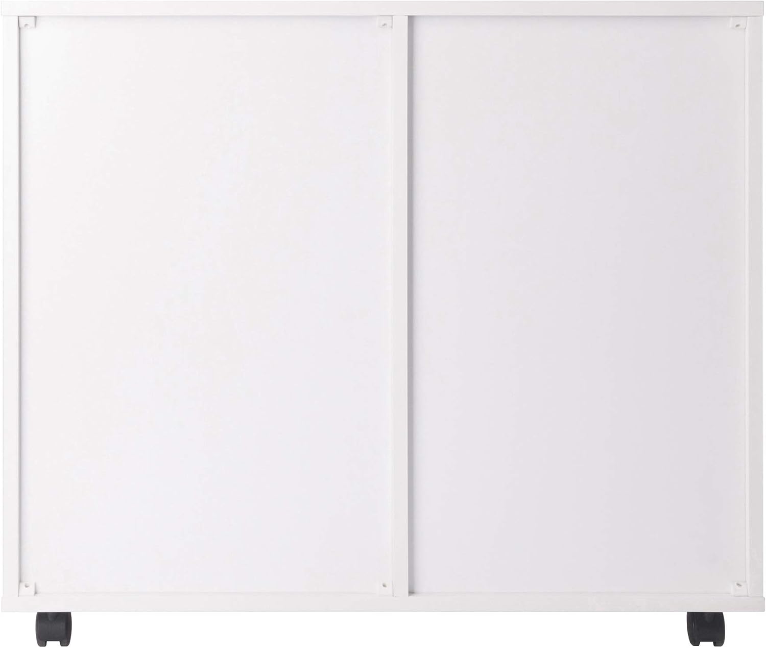Ergode Halifax 2 Section Mobile Filing Cabinet, White