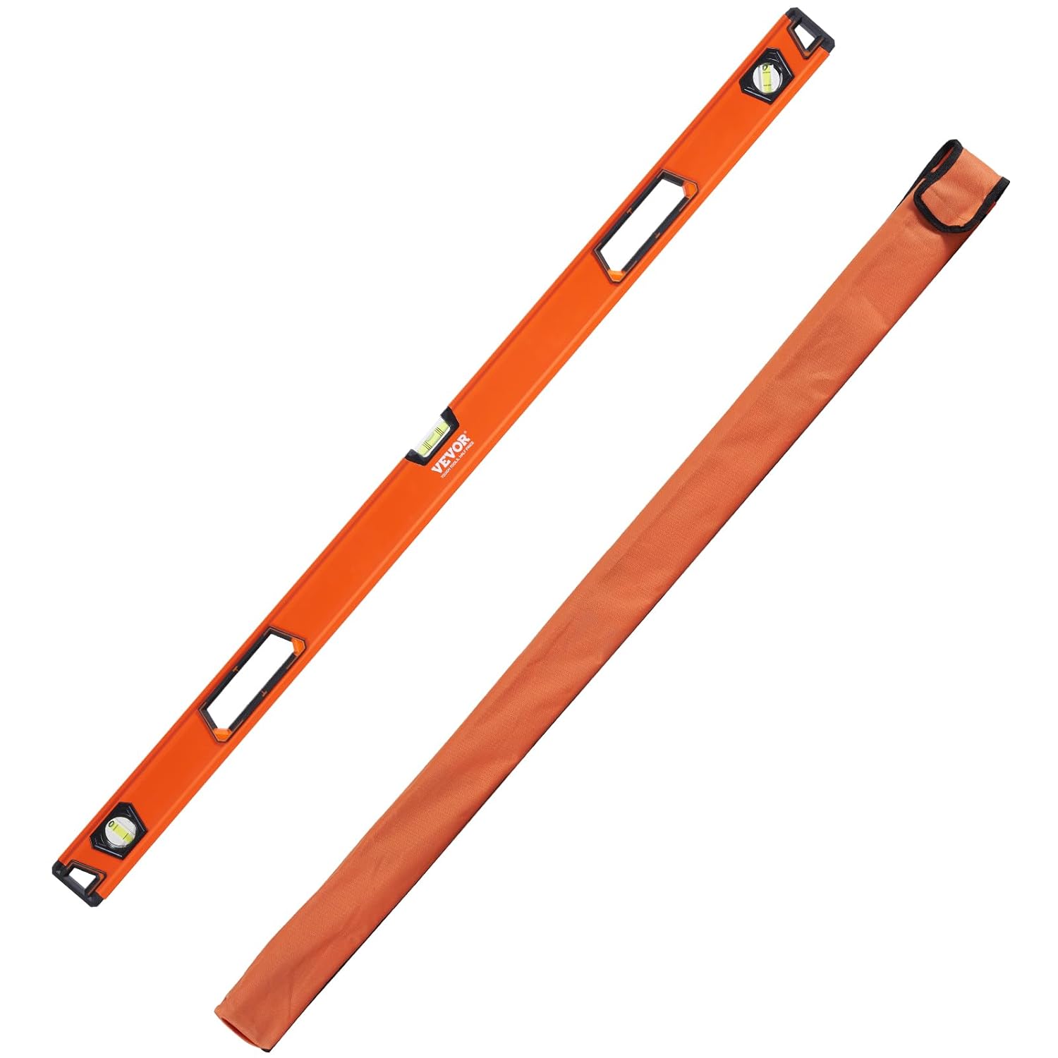 VEVOR Mechanical Torpedo Level, 48 in, Mechanical Bubble Vials Ruler ...