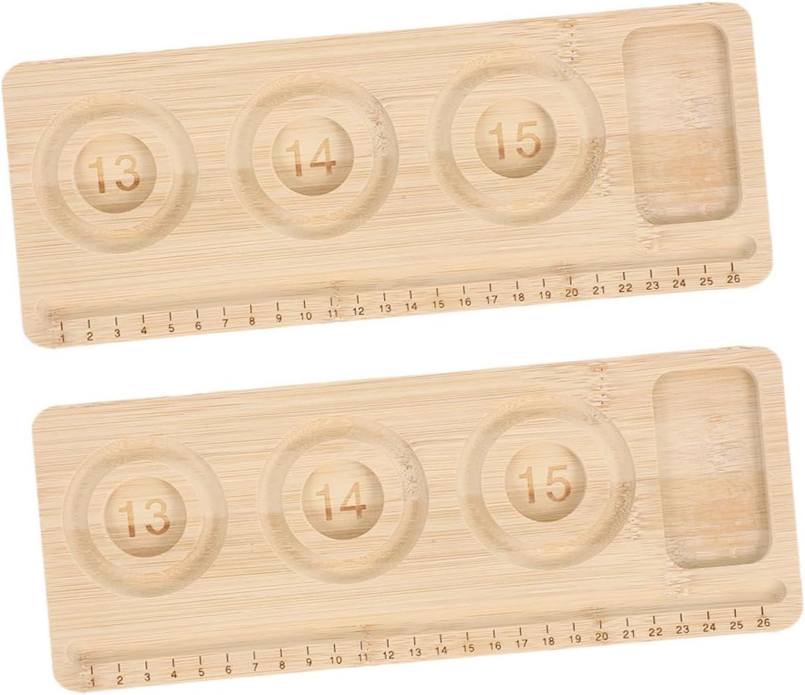 Anneome 2pcs Beading Board for Jewelry Making Multi Compartment Bead Tray for Bracelet Anklet Crafting Stable Base Bead Mat with Elegant Design for Organized DIY Projects
