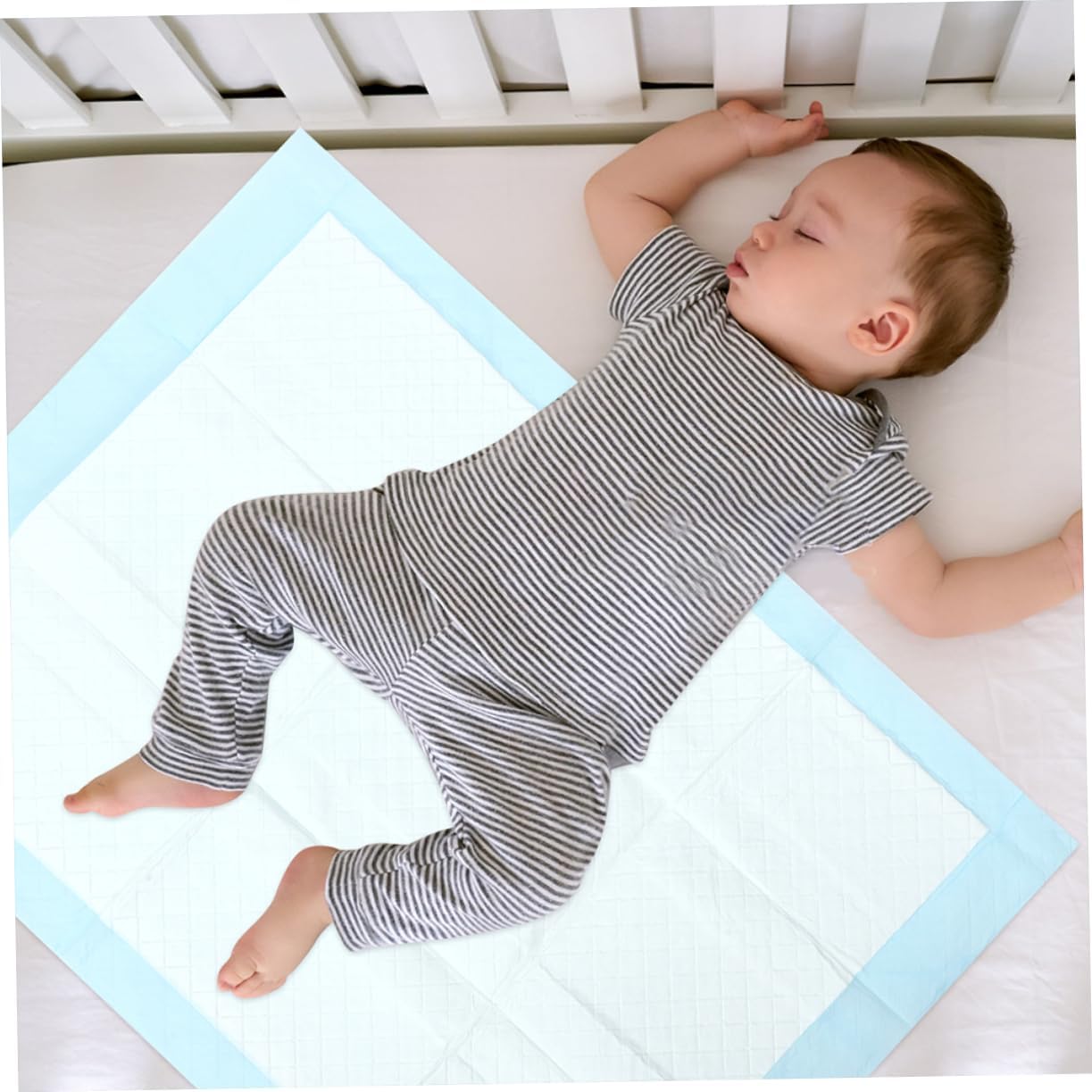10pcs High Absorbent Disposable Changing Pads Thick Leak for Toddlers Soft Pe Material for Diaper Changes Tables Beds