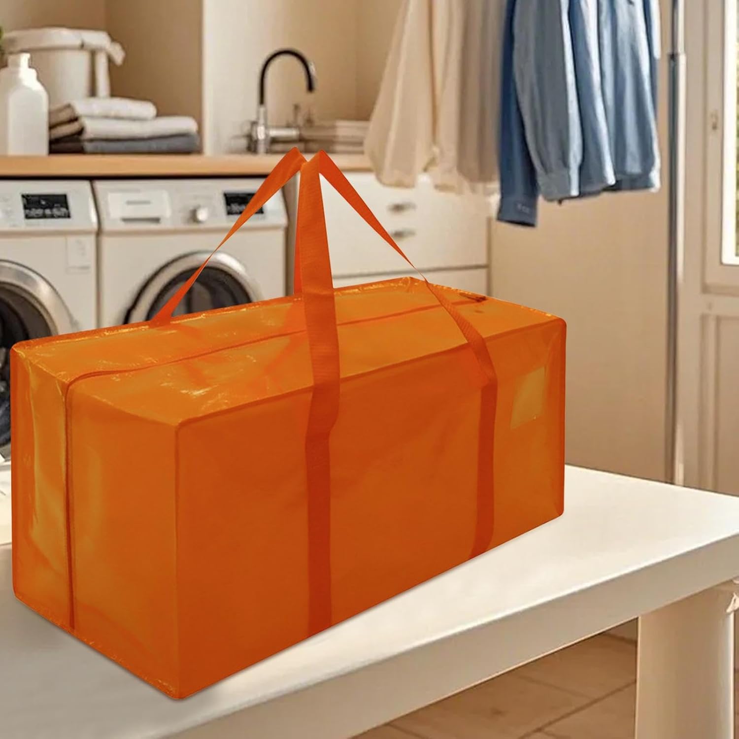 Moving Packaging Bag | 28.96x13x14.18 Inches Dustproof Zippered Luggage Tote With Handles,Moving Carrying Bag | For Home Apartment College Dorm Travel Clothes Sheets Comforters